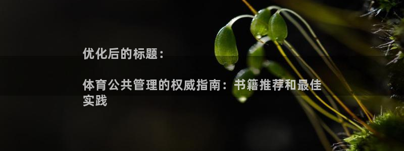 必一体育在哪下：优化
